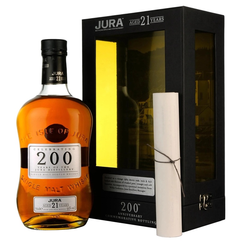 Jura 21 Year Old 200th Anniversary Single Malt Scotch Whisky 70cl