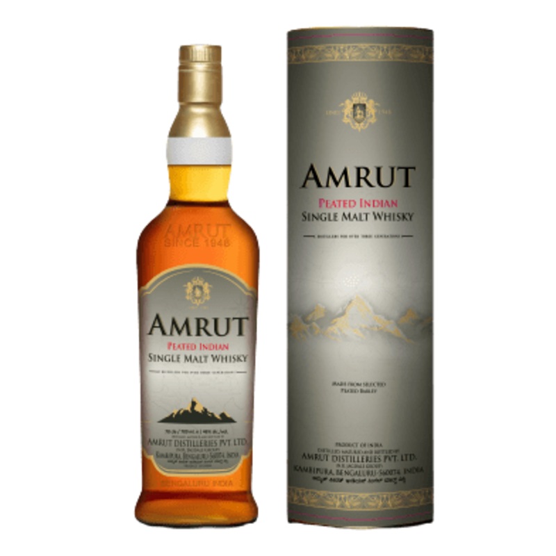 Amrut Indian Peated Malt Whisky 70cl