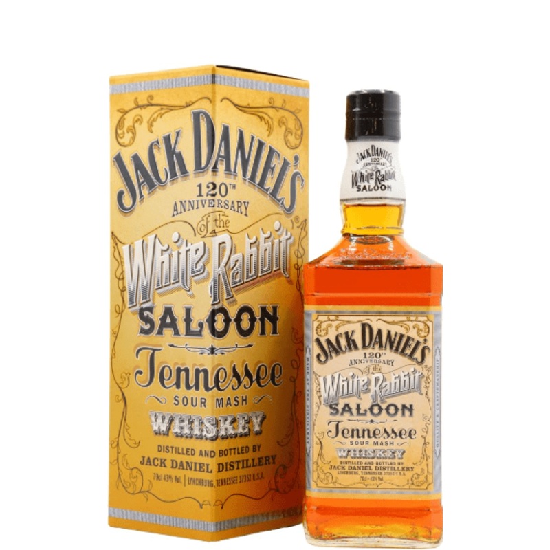 Jack Daniel's 120th Anniversary White Rabbit Saloon Tennessee Whiskey 70cl