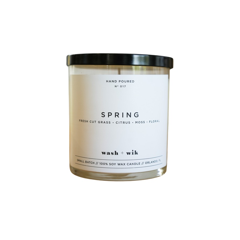Wash & Wik Spring Candle SINGLE