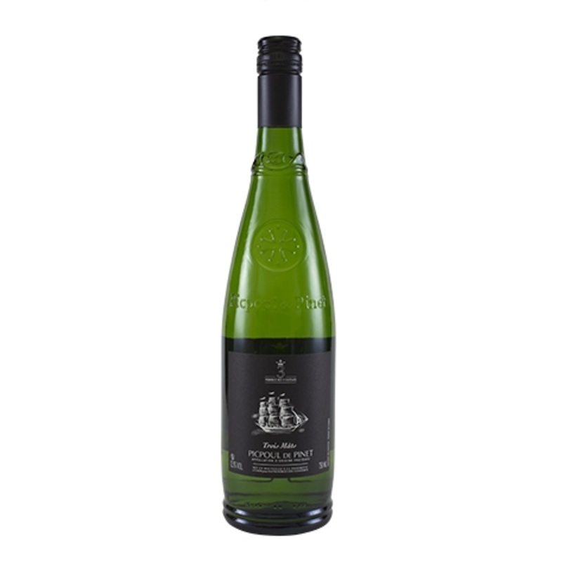 Picpoul de Pinet `Trois Mats` 6 Bottle Case 6x75cl