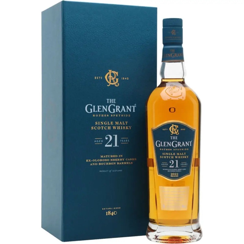 Glen Grant Single Malt Scotch 21 Year Whiskey 750 ML