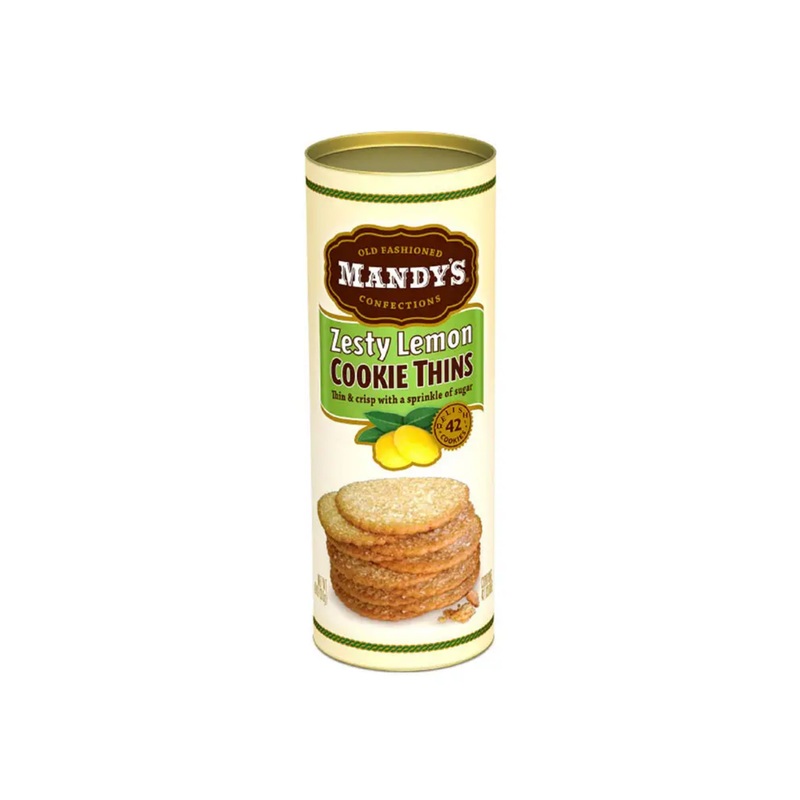 Mandy's Zesty Lemon Cookie Thins 4.6 OZ