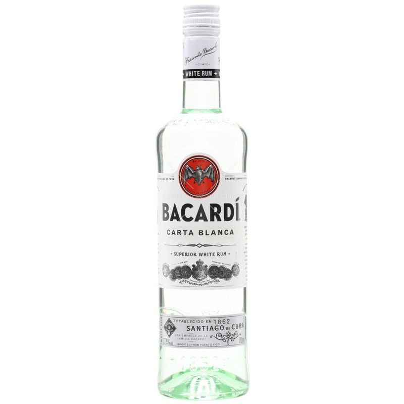 Bacardi Carta Blanca 70cl 1 Bottle