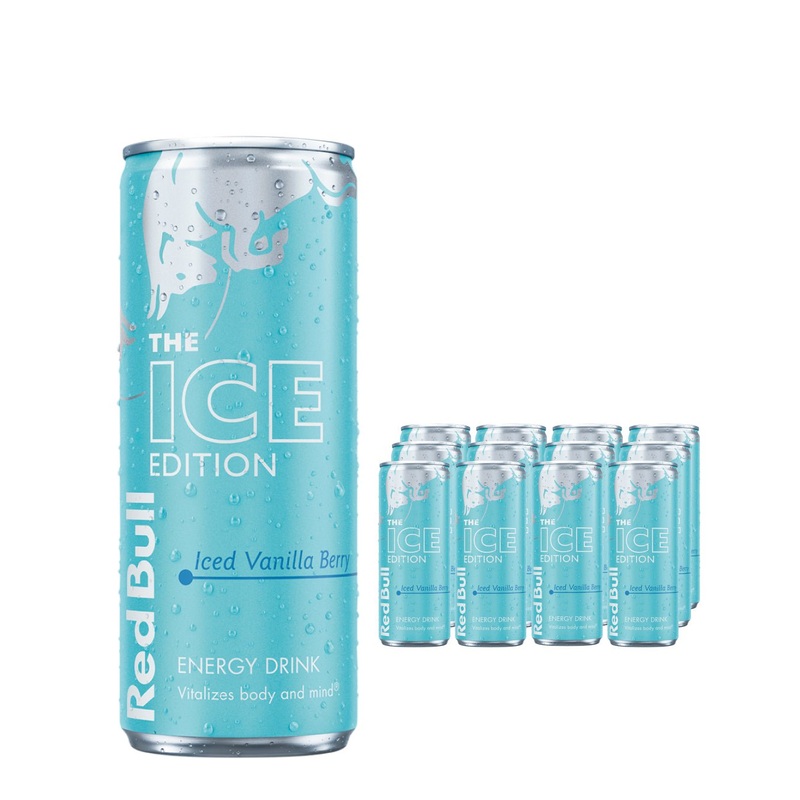 Red Bull The Ice Edition Iced Vanilla Berry Energy Drink Multipack, 12 x 250 ml