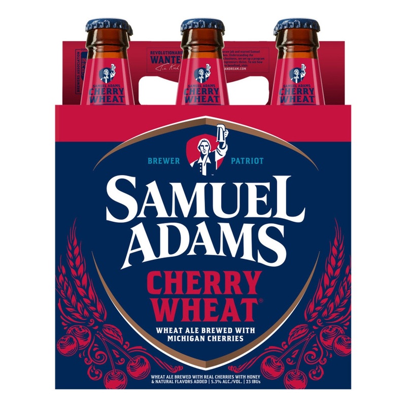 Samuel Adams Cherry Wheat 6 PACK 12 OZ BTLS