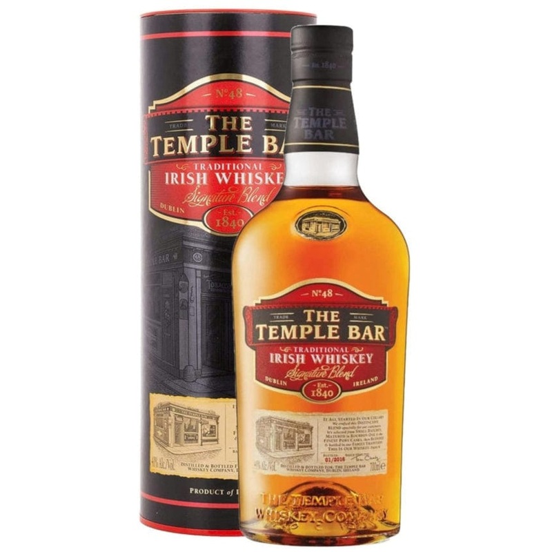 The Temple Bar Signature Irish Whiskey 70cl