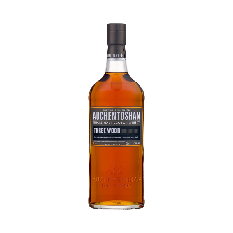 Auchentoshan Three Wood Single Malt Scotch 750 ML
