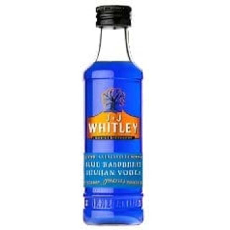 JJ Whitley Blue Raspberry Vodka Miniature 5cl