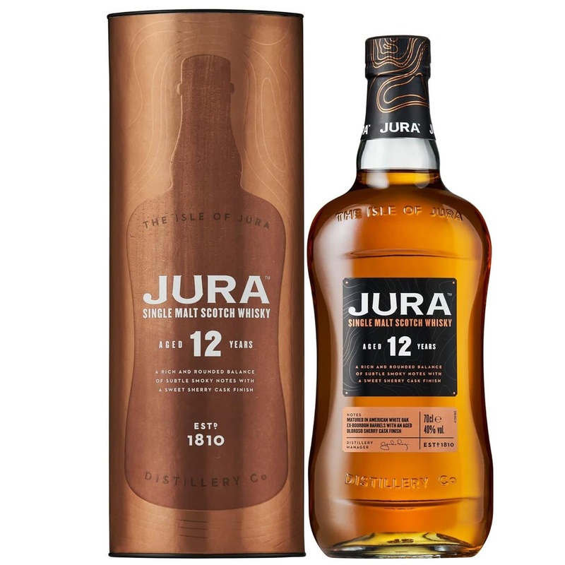 Jura 12 Year Old Whisky 70cl