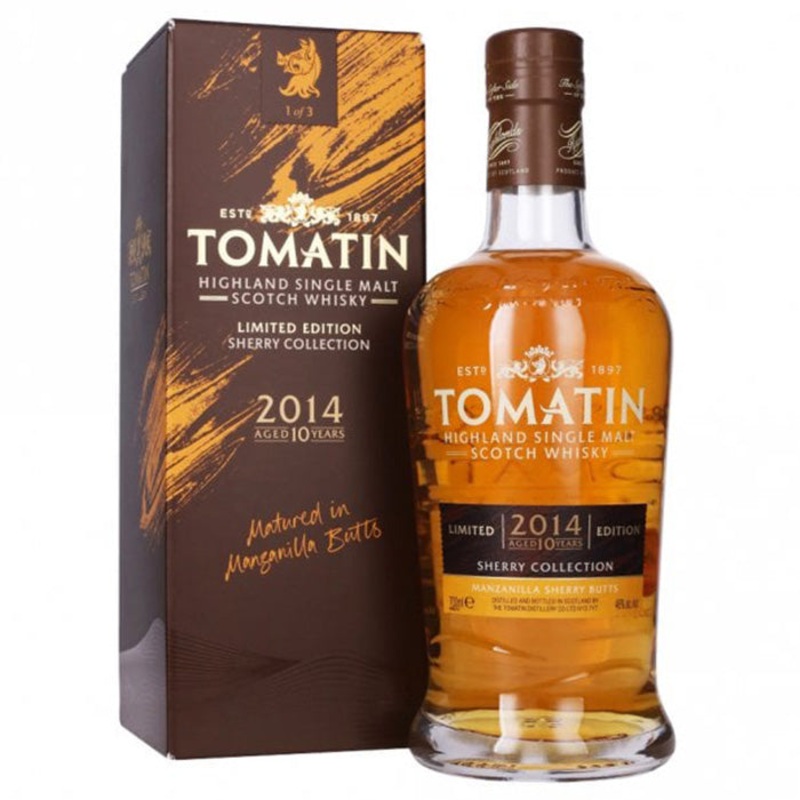Tomatin 10 Year Old, Manzanilla Sherry Collection, Highland Single Malt Whisky