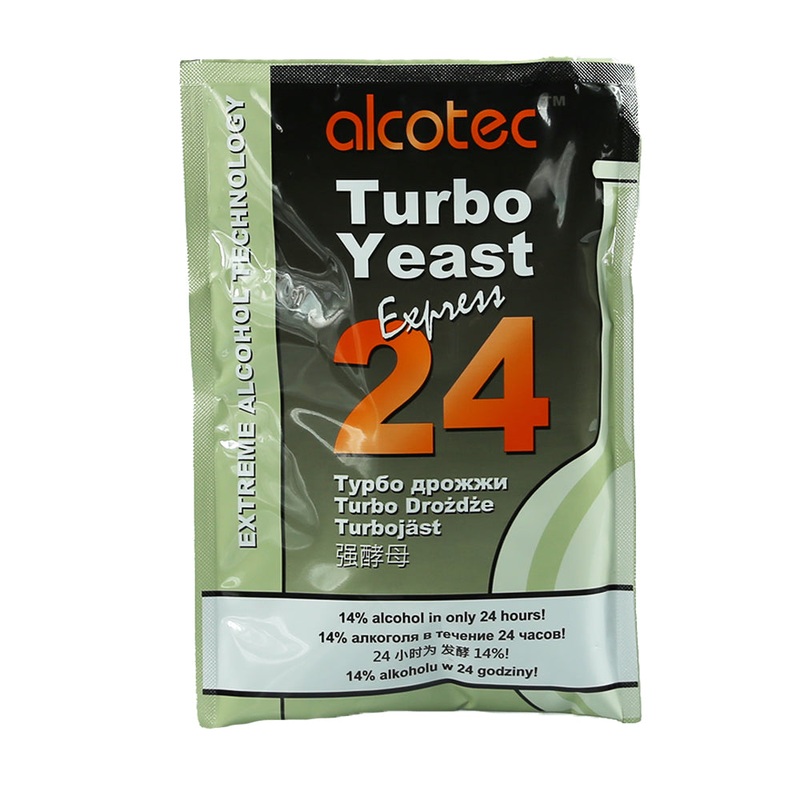 Alcotec 24 Pure Turbo Super Yeast 10 Pack