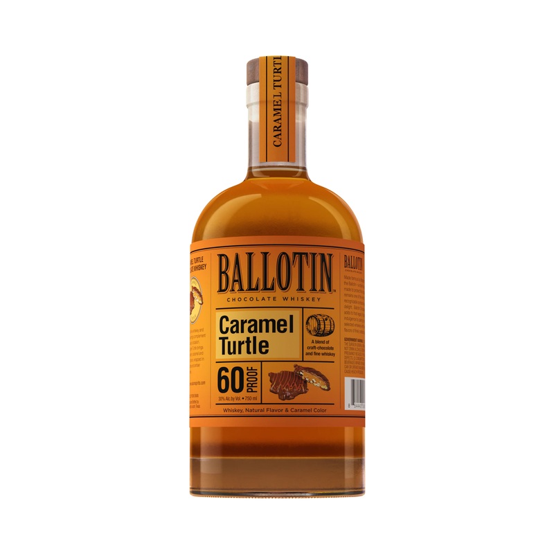 Ballotin Chocolate Caramel Turtle Flavored Whiskey 750 ML