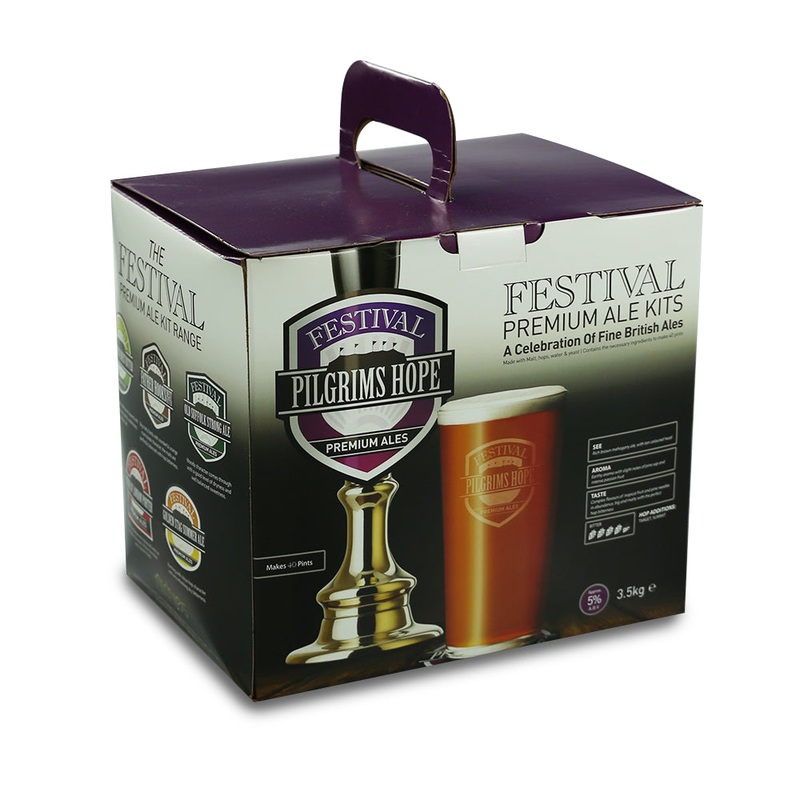 Festival 40 Pint Home Brew Beer Kit - Pilgrims Hope Bitter
