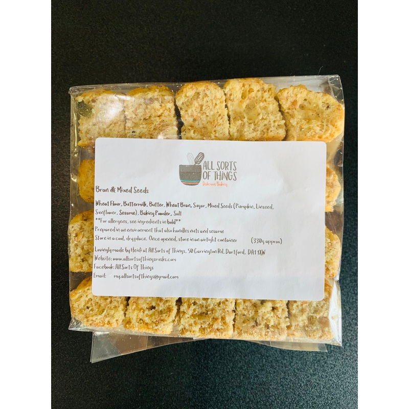 All Sorts Bran & Mixed Seeds Rusks 320g