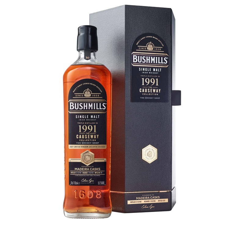 Bushmills 30 Year Old The Causeway Collection 1991 Madeira Cask Finish 70cl