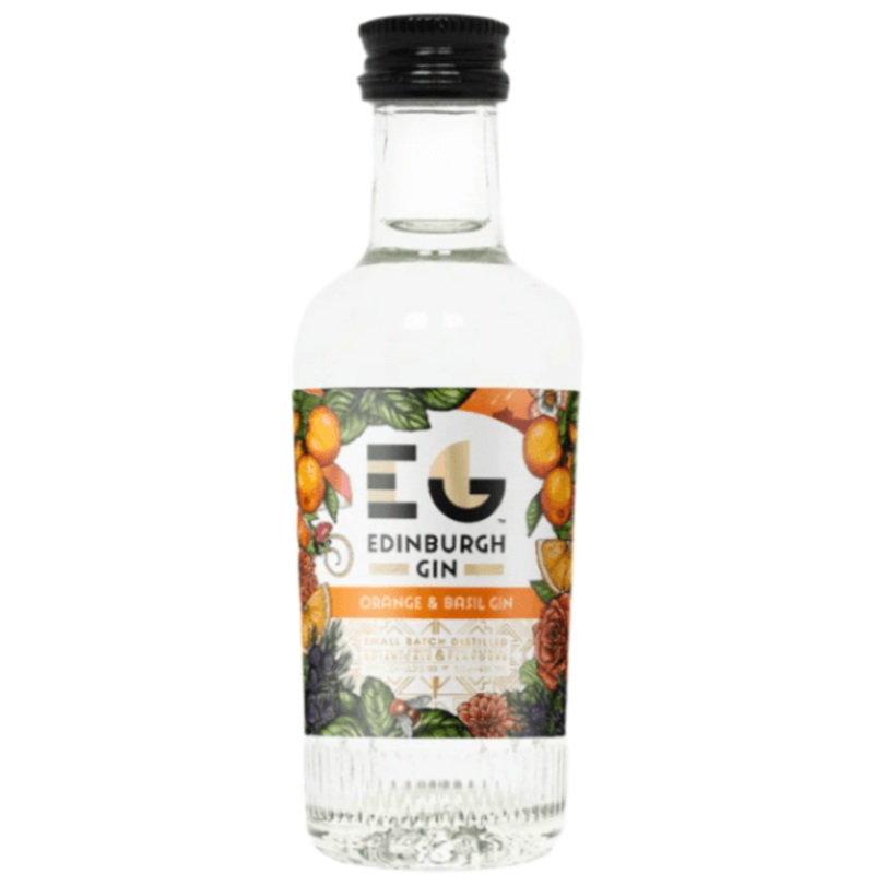 Edinburgh Gin Orange & Basil Gin Miniature 5cl
