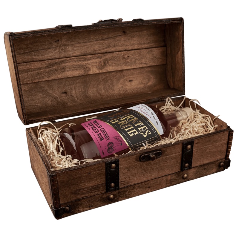 Pirate's Grog Wild Cherry Rum Gift Chest 70cl