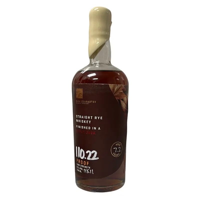 Rare Character Straight Rye Whiskey Finished in a Maple Cask 750mL