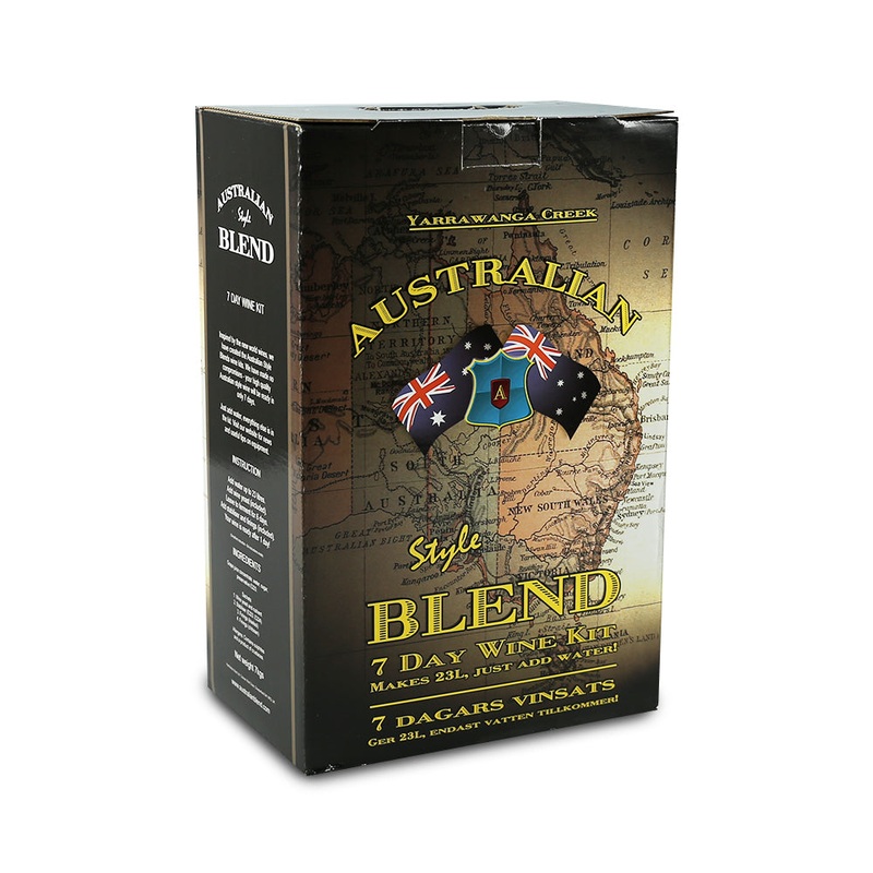Australian Blend 23l 30 Bottle 7 Day Ros Wine Kit - Merlot Blush