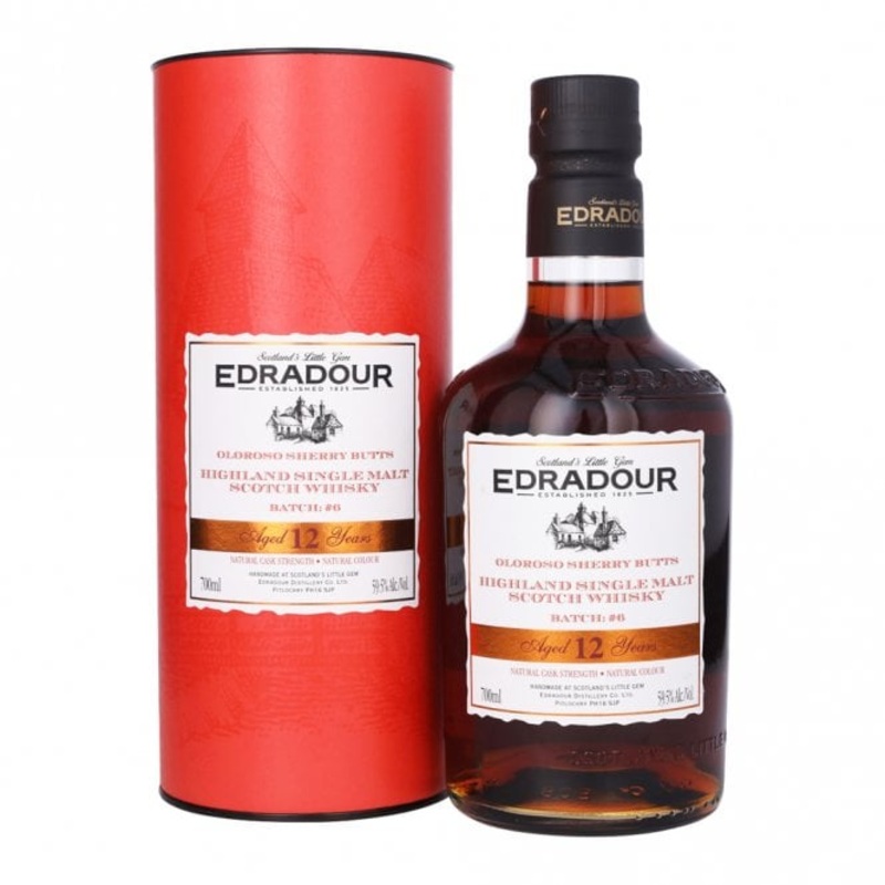 Edradour 12 Year Old Cask Strength #6 - Oloroso Sherry Butts, 70cl Bottle