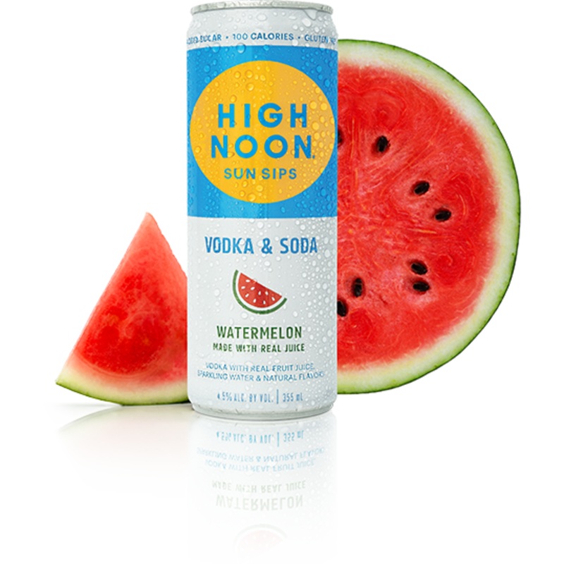 High Noon Sun Sips Watermelon Vodka & Soda Hard Seltzer 4pk