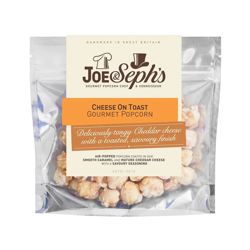 Joe & Seph's Cheese On Toast Popcorn Pouch, 32 g