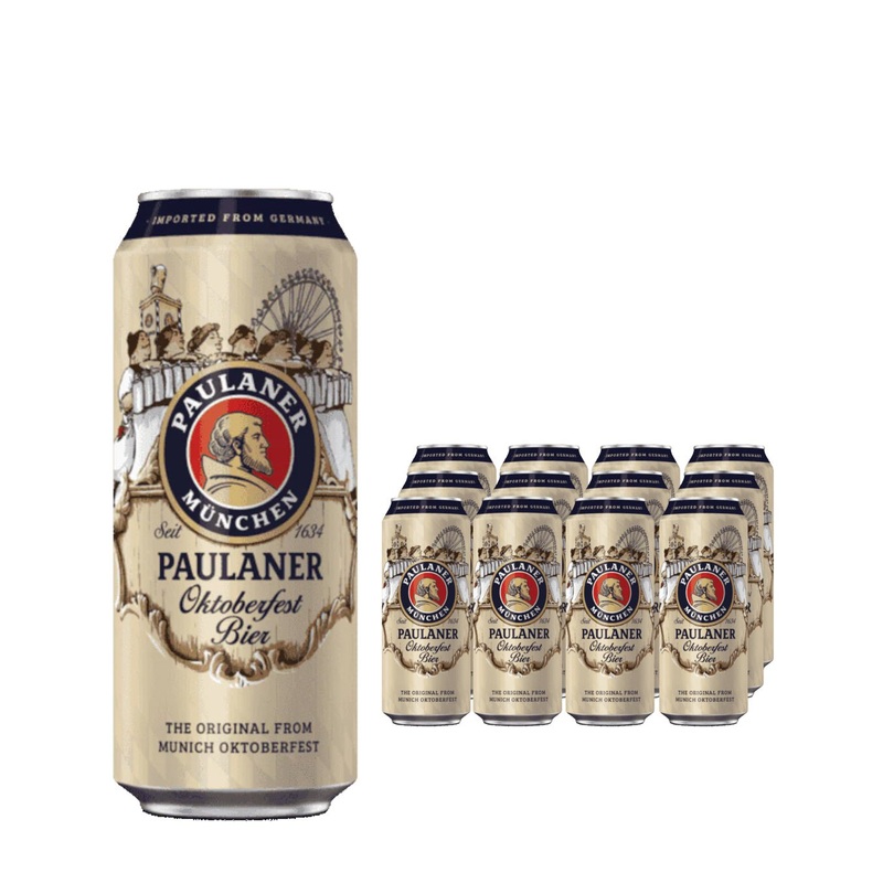 Paulaner Oktoberfest Can Multipack, 12 x 500 ml