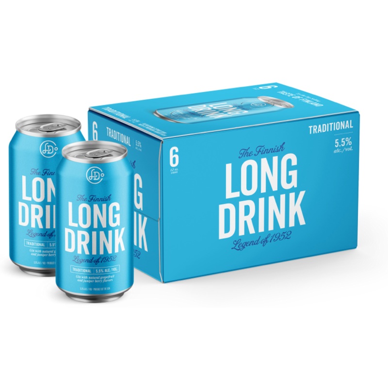 The Finnish Long Drink Company Traditional Cocktail 6pk