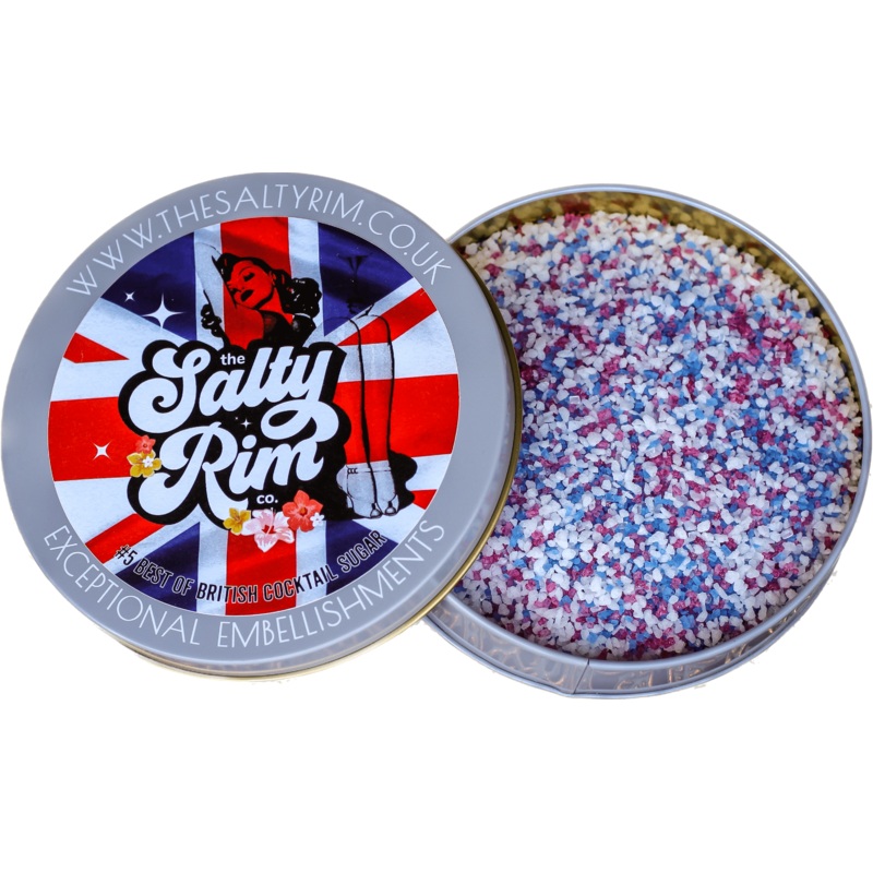 The Salty Rim Co Best of British Cocktail Sugar 100g