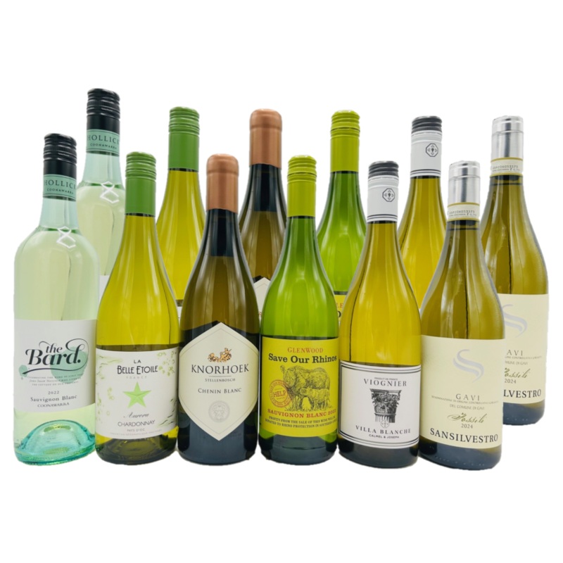 12 Bottle Wine Club White Case 12 Bottles