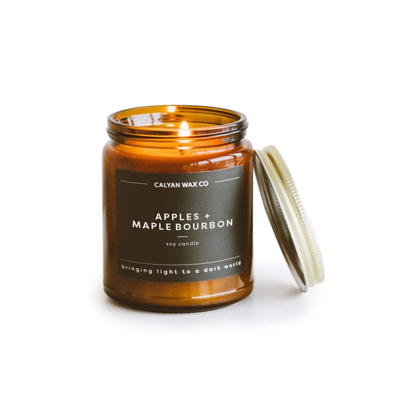 Apples & Maple Bourbon Soy Candle SINGLE