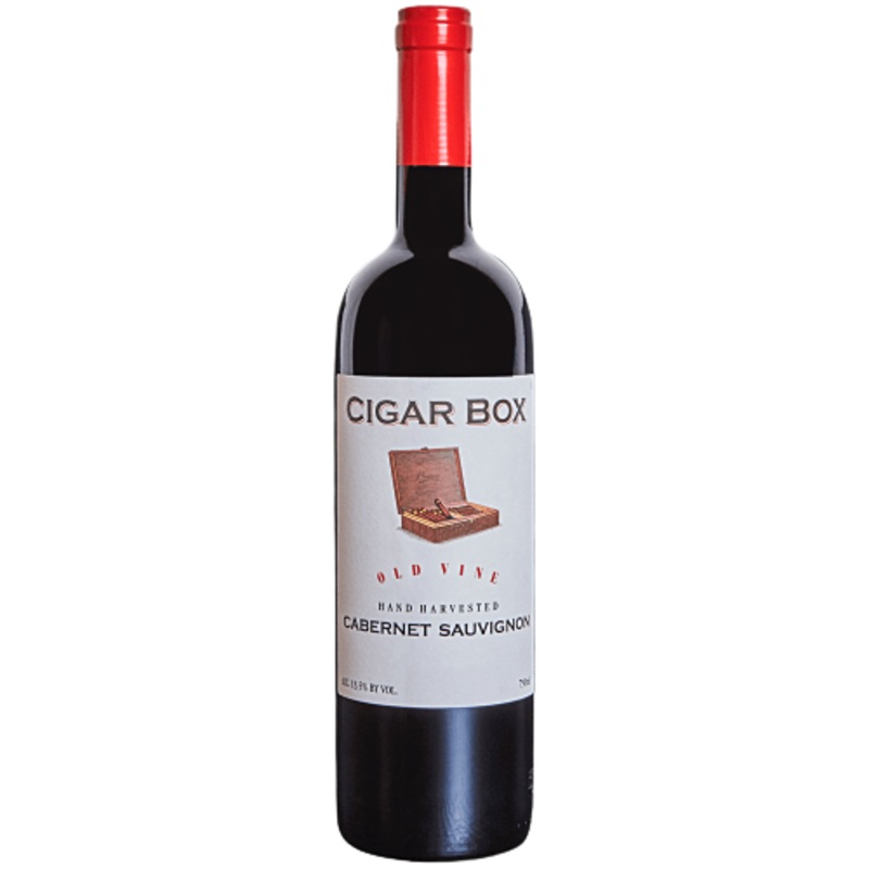 Cigar Box Wine Cabernet Sauvignon Reserve Hand Harvested Valle Central 750 ml