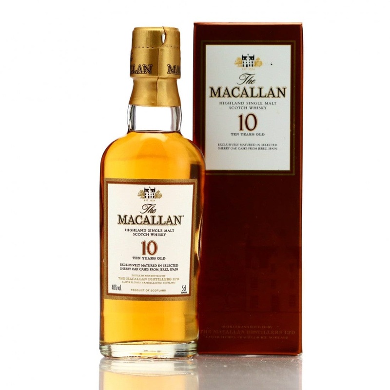 Macallan 10 Year Old Sherry Oak Miniature 5cl