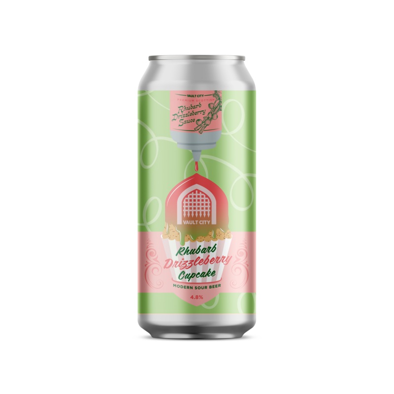 Vault City Brewing, Rhubarb Drizzleberry Cupcake, 440ml Can