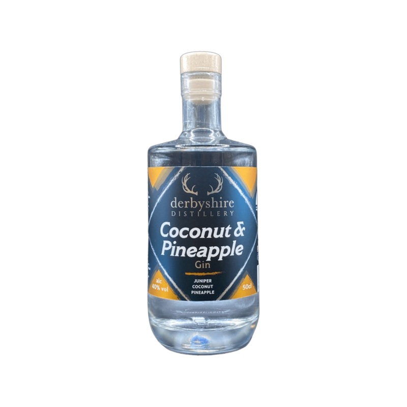 Derbyshire Distillery Pineapple & Coconut Gin 50cl