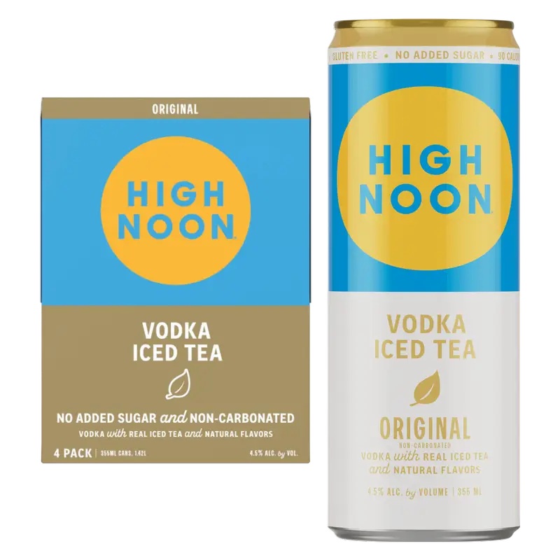 High Noon Vodka Iced Tea 4 PACK 12 OZ CANS