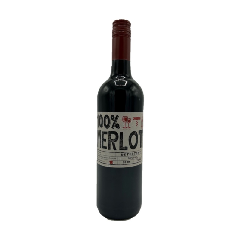Vignals Detective Merlot IGP 2019 750ml 13.5% - France