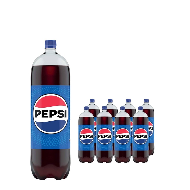 Pepsi Cola Soft Drink Multipack, 8 x 2 L