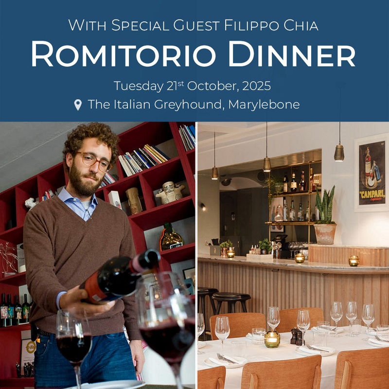 Romitorio Dinner with Filippo Chia General Admission