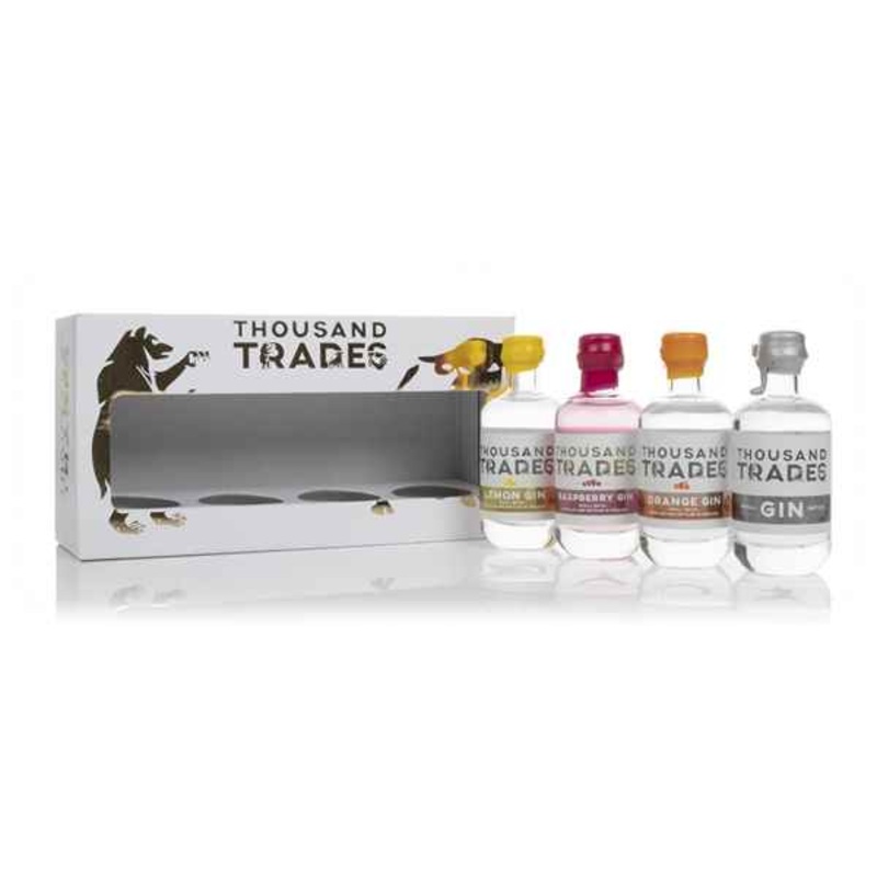 Thousand Trades Gin Gift Pack 4x5cl