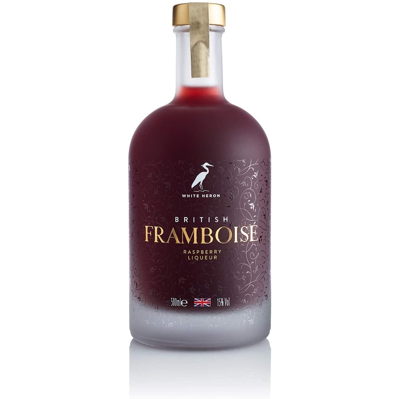 White Heron Brands British Framboise, (Raspberry liqueur) 50cl