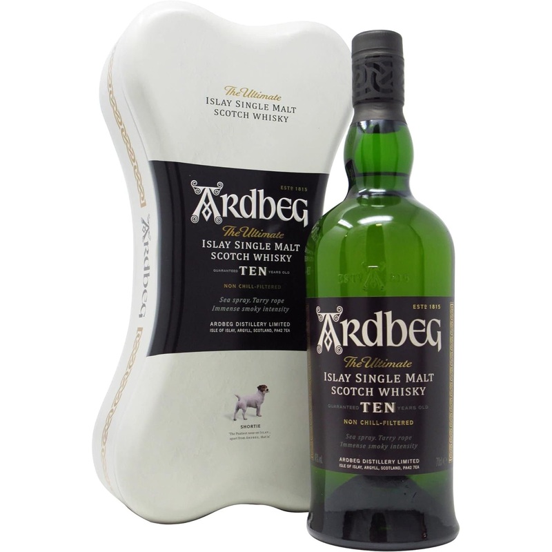 Ardbeg Ardbone 10 Year Old Limited Edition Scotch Whisky Gift Tin 70cl