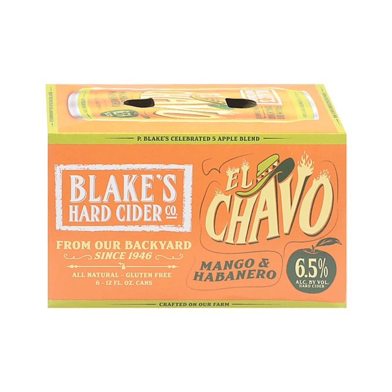 Blake's El Chavo Hard Cider 6 PACK 12 OZ CANS