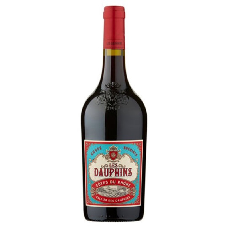 Les Dauphins Cotes Du Rhone Red 2021 - 750ML