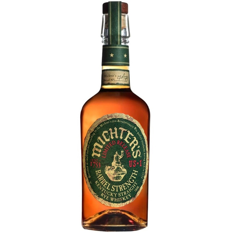 Michter's Barrel Strength Straight Rye Whiskey 2022 Release 70cl