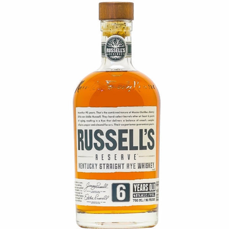 Russell's Reserve Rye Whiskey 6 Year