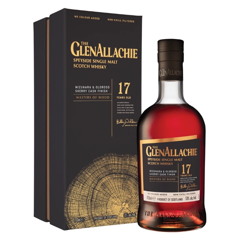 The GlenAllachie 17 Year Masters of Wood Scotch Whisky 700mL