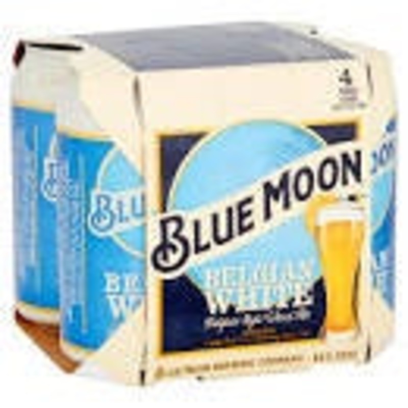 Blue Moon 4 pk 5.4% abv  33cl Can