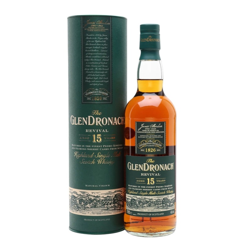 Glendronach 15 Year Old Revival Single Malt Scotch Whisky 70cl